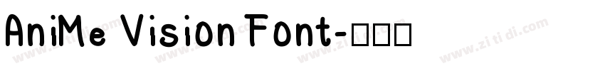 AniMe Vision Font字体转换